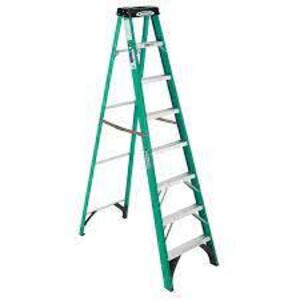 DESCRIPTION: (1) STEP LADDERBRAND/MODEL: WERNER #FS208INFORMATION: GREEN, 225LB LOAD CAPACITYSIZE: 8'RETAIL$: $139.00 EAQTY: 1