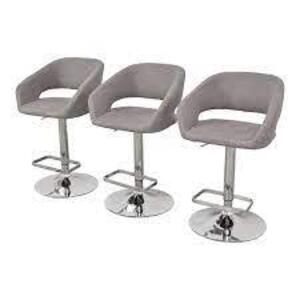 DESCRIPTION: (1) MODERN BAR STOOL BRAND/MODEL: BELNICK INFORMATION: WHITE SIZE: MUST ASSEMBLE RETAIL$: $600.00 EA QTY: 1