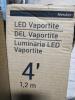 DESCRIPTION: (2) LED VAPORTITE LIGHT BRAND/MODEL: COOPER METALUX #4VT3-LD5-4-G-UNV-L840-CD1-U INFORMATION: WHITE SIZE: 4' RETAIL$: $233.99 EA QTY: 2 - 3