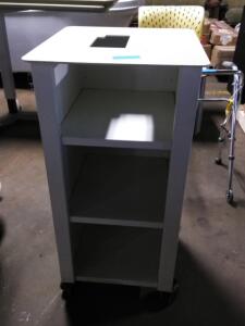 DESCRIPTION: (1) INCOURAGE SYSTEM STORAGE CABINET BRAND/MODEL: RESPIRTECH INFORMATION: WHITE SIZE: 16" D X 13" W X 8" H RETAIL$: $400.00 EA QTY: 1