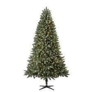 DESCRIPTION: (1) PRE-LIT MILDORN PINE CLEAR LIGHT TREE BRAND/MODEL: HOLIDAY TIME #0054 INFORMATION: CLEAR LIGHTS SIZE: 7.5' RETAIL$: $199.99 EA QTY: 1