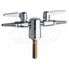 DESCRIPTION: (3) TURRET FITTING BRAND/MODEL: CHICAGO FAUCETS #981-WS909AGVCP INFORMATION: CHROME PLATE RETAIL$: $112.99 EA QTY: 3