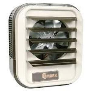 DESCRIPTION: (1) UNIT HEATER BRAND/MODEL: QMARK #MUH-106 INFORMATION: WHITE SIZE: 10000 WATTS, 24 CONTROL VOLTS, 600 COLTS RETAIL$: $849.10 EA QTY: 1