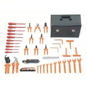 DESCRIPTION: (1) ELECTRICAL TOOL SET BRAND/MODEL: FACOM SIZE: 39 PC CASE NOT INCLUDED RETAIL$: $2591.99 EA QTY: 1