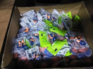 DESCRIPTION: (1) CASE OF MISC EAR PLUGS BRAND/MODEL: MANY, CONDOR HONEYWELL QTY: 1