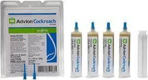 DESCRIPTION: (3) COCKROACH GEL BAIT, INSECTICIDE BRAND/MODEL: ADVION SIZE: EACH PACK IS (4) 1.06 OZ TUBES RETAIL$: $32.95 EA QTY: 3