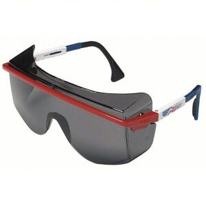 DESCRIPTION: (10) SAFETY GLASSES BRAND/MODEL: UVEX #3UYH4 INFORMATION: BLACK WITH RED RETAIL$: $16.23 EA QTY: 10