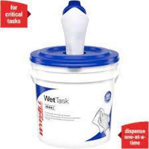 DESCRIPTION: (2) CASE OF (4) DISINFECTING WIPES CONTAINERS BRAND/MODEL: KIMTECH WETTASK #51677 INFORMATION: EMPTY BUCKETS SIZE: FITS APPROX 75 WIPES R