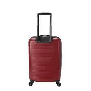 DESCRIPTION: (1) HARDSIDE SPINNER LUGGAGE CARRY ON BAG BRAND/MODEL: PROTEGE #PG40100017503MR INFORMATION: MAROON SIZE: 20" UPRIGHT RETAIL$: $49.98 EA