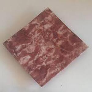 DESCRIPTION: (4) SETS OF (6) COASTERS INFORMATION: ROSE MARBLE SIZE: SQUARE RETAIL$: $39.99 PER SET QTY: 4