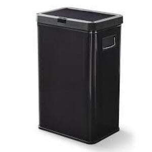 DESCRIPTION: (1) SENSOR TRASH CAN, RECTANGULAR BRAND/MODEL: BETTER HOMES AND GARDENS INFORMATION: BLACK SIZE: 52 L RETAIL$: $61.99 EA QTY: 1