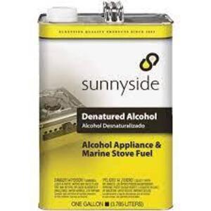 DESCRIPTION: (1) DENATURED ALCOHOL BRAND/MODEL: SUNNYSIDE #834G1 SIZE: 1 GALLON RETAIL$: $122.22 EA QTY: 1