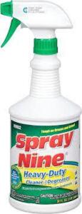 DESCRIPTION: (2) HEAVY-DUTY CLEANER DEGREASER BRAND/MODEL: SPRAY NINE SIZE: 32 FL OZ RETAIL$: $11.14 EA QTY: 2