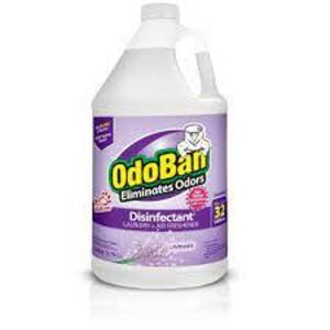 DESCRIPTION: (1) ODOR ELIMINATOR BRAND/MODEL: ODOBAN INFORMATION: LAVENDER SIZE: 1 GALLON RETAIL$: $$15.78 EA QTY: 1