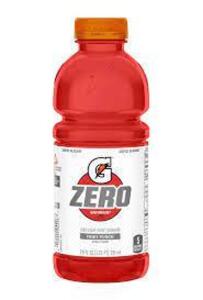 DESCRIPTION: (2) CASES OF (12) PACKS OF (10) ZERO SUGAR SPORTS DRINK POWDER BRAND/MODEL: GATORADE ZERO #61KG10 INFORMATION: FRUIT PUNCH SIZE: 20 OZ PA