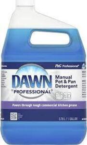 DESCRIPTION: (1) MANUAL POT AND PAN DETERGENT BRAND/MODEL: DAWN SIZE: 1 GAL RETAIL$: $20.00 EA QTY: 1