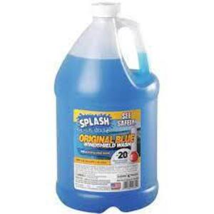 DESCRIPTION: (2) WINDSHIELD WASHER FLUID BRAND/MODEL: SPLASH ORIGINAL BLUE SIZE: 1 GALLON RETAIL$: $10.00 EA QTY: 2