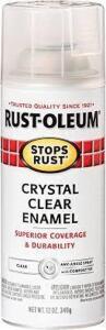 DESCRIPTION: (2) CRYSTAL CLEAER ENAMEL BRAND/MODEL: RUST-OLEUM #7701830 INFORMATION: CLEAR SIZE: 12OZ RETAIL$: $8.45 EA QTY: 2