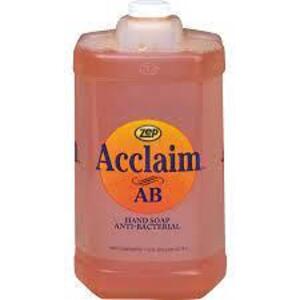 DESCRIPTION: (1) HAND SOAP BRAND/MODEL: ZEP ACCLAIM AB SIZE: 1 GALLON RETAIL$: $20.00 EA QTY: 1