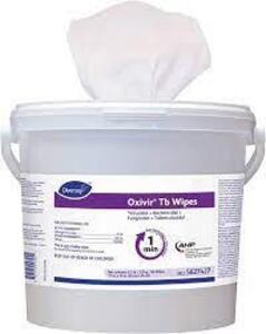 DESCRIPTION: (2) OXIVIR TB WIPES BRAND/MODEL: DIVERSEY #4599516 SIZE: 11X12 RETAIL$: $15.00EA QTY: 2