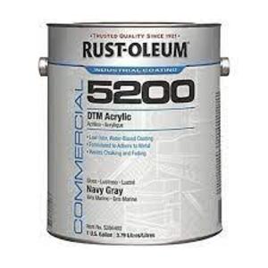 DESCRIPTION: (2) DTM ACRYLIC BRAND/MODEL: RUST-OLEUM 5200 INFORMATION: NAVY GRAY SIZE: 1 GALLON RETAIL$: $62.35 EA QTY: 2