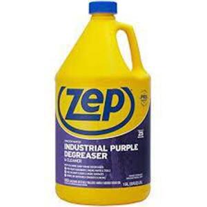 DESCRIPTION: (2) CONCENTRATED INDUSTRIAL PURPLE DEGREASER BRAND/MODEL: ZEP #ZU0856128 SIZE: 1 GALLON RETAIL$: $30.00 EA QTY: 2