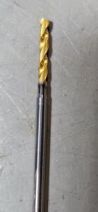 DESCRIPTION: (7) SOLID CARBIDE 140 DEG DRILL BRAND/MODEL: WIDIN NDPR026 SIZE: 2.6MM DIA RETAIL$: $32.43 QTY: 7