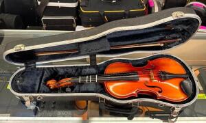 1/2 STRADIVARIUS VIOLIN WITH BOW & CASE