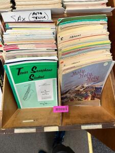 (70)- ASSORTED SAXOPHONE MUSIC BOOKS