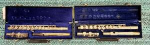 (2)- FLUTES W/ CASES