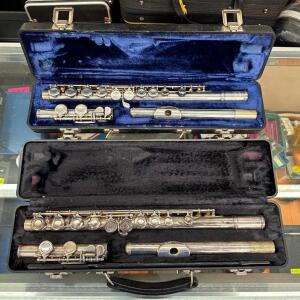 (2) FLUTES WITH CASE