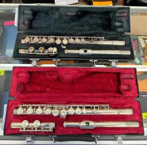 (2) FLUTES WITH CASE