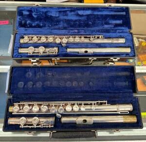 (2) FLUTES WITH CASE