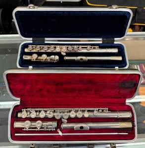 (2) FLUTES WITH CASE