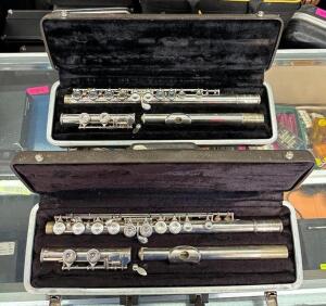 (2) FLUTES WITH CASE