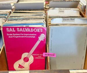 (50)- ASSORTED GUITAR & MANDOLIN MUSIC BOOKS