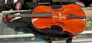 1/2 CELLO WITH BOW AND CASE