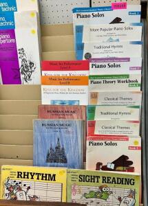 (18)- PIANO MUSIC BOOKS