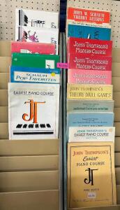 (16)- PIANO MUSIC BOOKS