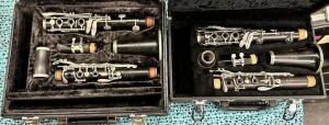 (2)- WOOD CLARINETS