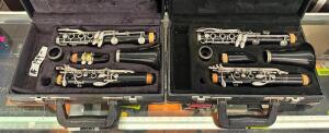 (2) RESOTONE CLARINETS WITH CASE