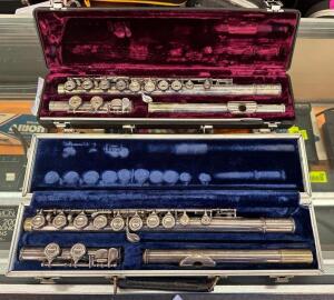 (2) FLUTES WITH CASE