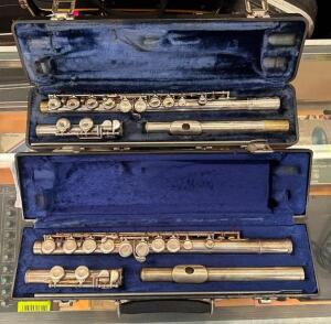 (2) FLUTES WITH CASE