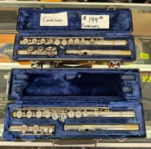 (2) FLUTES WITH CASE