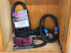 ASSORTED GUITAR CABLES