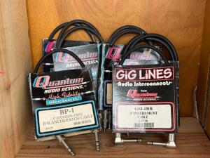 ASSORTED GUITAR CABLES