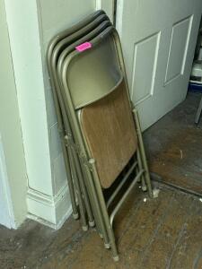 (4) - FOLDING CHAIRS