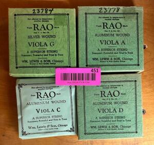 ASSORTED VIOLA STRINGS