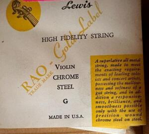 ASSORTED VIOLIN STRINGS