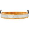 DESCRIPTION: (2) WOODEN DECORATION BOWLS BRAND/MODEL: FARMLYN CREEK INFORMATION: WOODEN RETAIL$: $92.99 EA QTY: 2